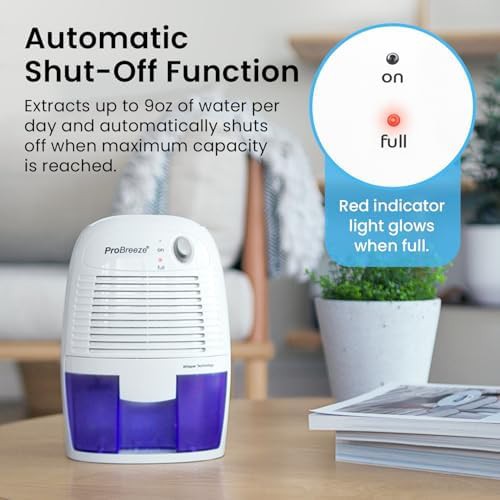 Compact electric mini dehumidifier 17oz capacity — photo 4