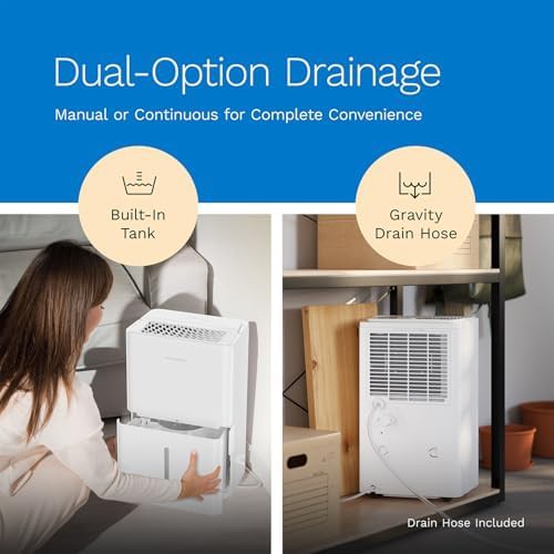 Large capacity 32 pint basement dehumidifier — photo 3