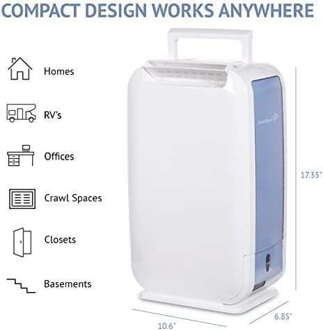 Compact desiccant dehumidifier with drain hose — photo 5