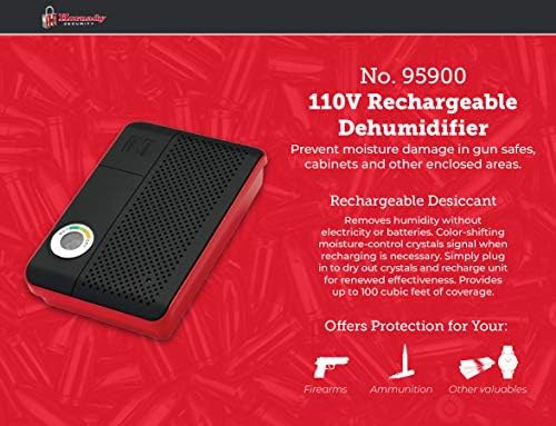 Silica gel rechargeable gun safe dehumidifier — photo 3