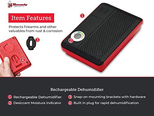 Silica gel rechargeable gun safe dehumidifier — photo 4