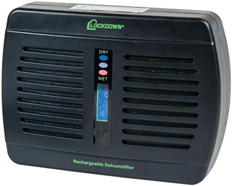 Rechargeable cordless gun safe dehumidifier