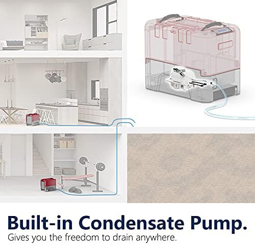 High Capacity Crawl Space Dehumidifier with Pump — photo 4