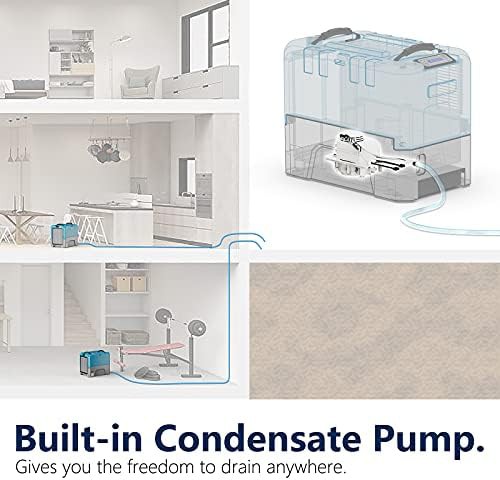 Commercial Crawl Space Dehumidifier with Built-in Pump — photo 4