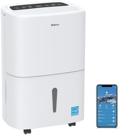 WiFi 6000 sq.ft energy star large room dehumidifier