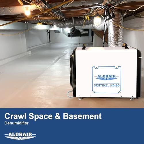 Alorair 198 Pints Ductable Version Crawlspace Dehumidifier — photo 5