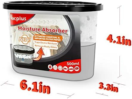 Vacplus 10.5 OZ moisture absorber and odor remover — photo 5