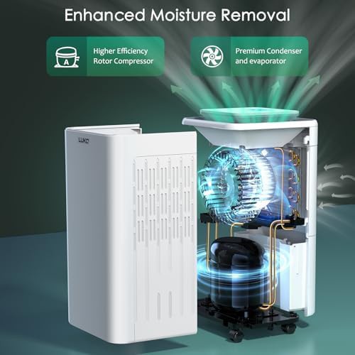 Large Room Dehumidifier with Continuous Drain Hose — photo 4