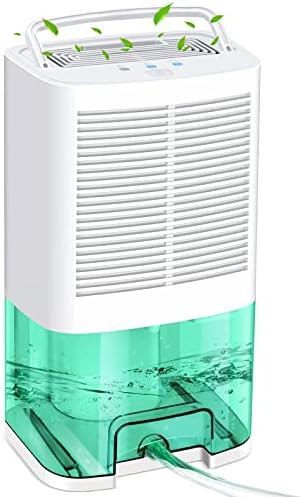 Portable basement dehumidifier with drain hose