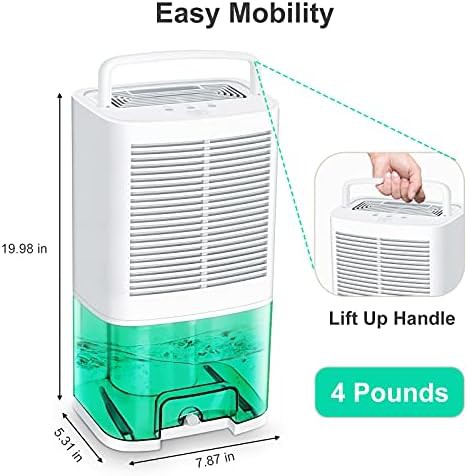 Portable basement dehumidifier with drain hose — photo 4