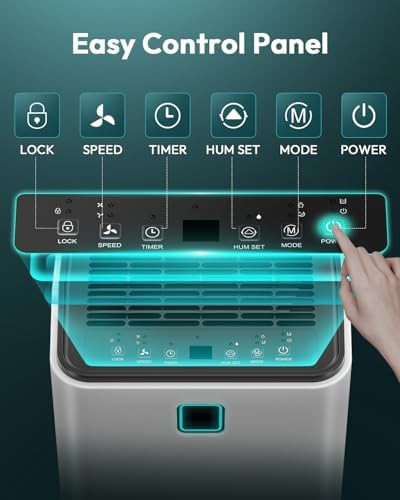 Quiet 30 Pint Compressor Basement Dehumidifier — photo 5