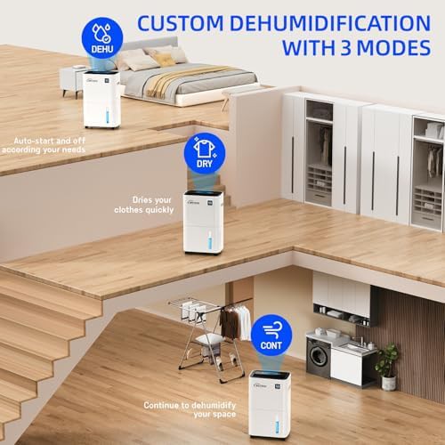 Fifty pint dehumidifier with three modes — photo 3