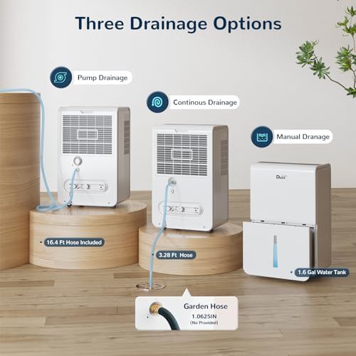 Large capacity 50 pint basement dehumidifier — photo 4