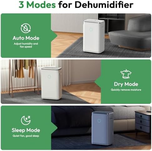 Large 50 Pint Basement Dehumidifier with Hose — photo 4