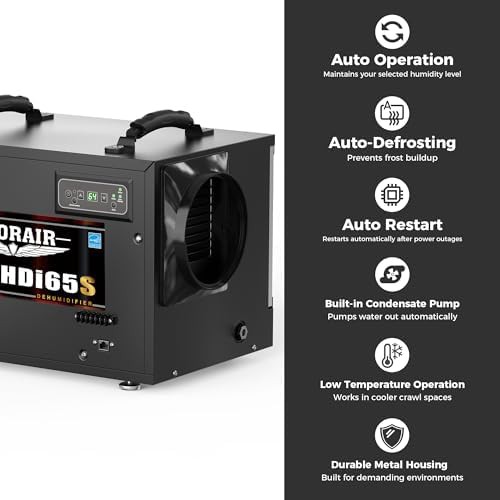 Alorair 120 Pints Energy Star Crawlspace Dehumidifier — photo 4