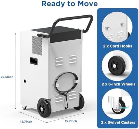 170 Pint Dehumidifier for 7500 Sq Ft — photo 5