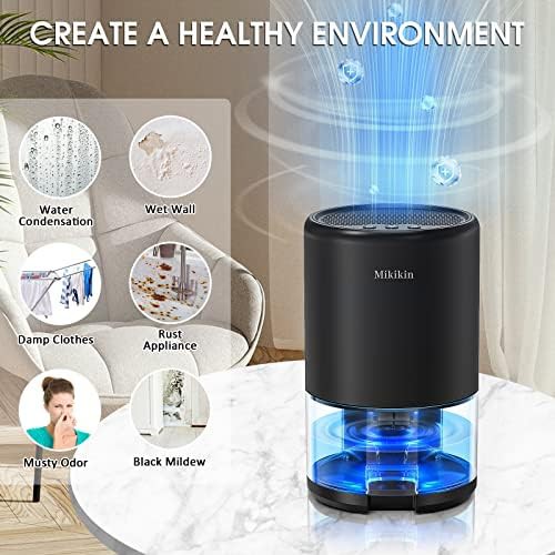 Portable Bathroom Dehumidifier with LED Lights — photo 3