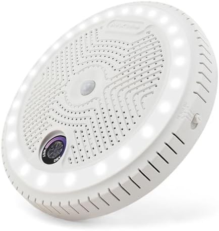 Rechargeable white gun safe dehumidifier with LED