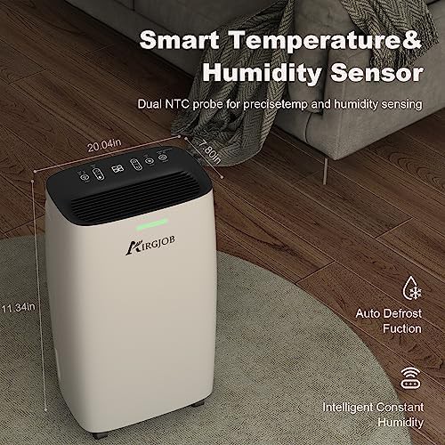 32 Pint basement dehumidifier with continuous drain hose — photo 3