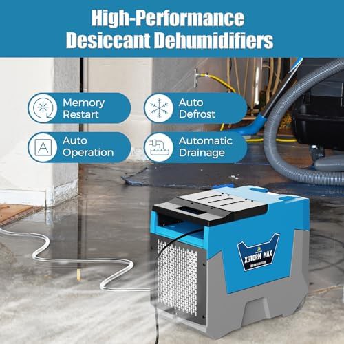 Commercial Dehumidifier with Built-in Water Pump — photo 3