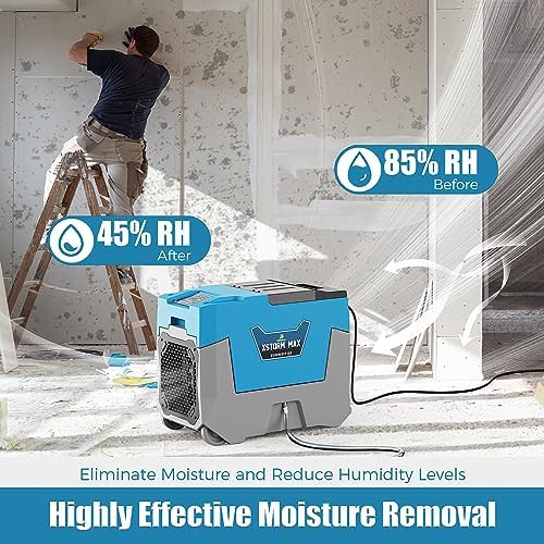 Commercial Dehumidifier with Built-in Water Pump — photo 4