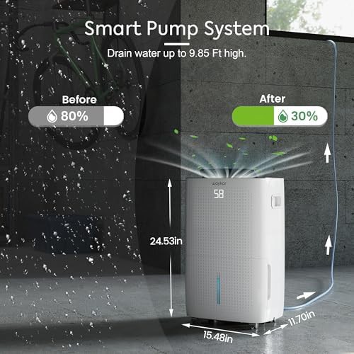 Integrated pump 7000 square foot dehumidifier — photo 3