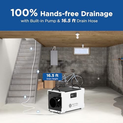 235 pint commercial dehumidifier with pump — photo 3