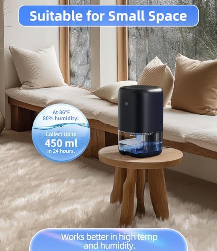 Blue LED Bedroom Dehumidifier 35 oz — photo 3