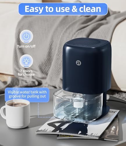 Blue LED Bedroom Dehumidifier 35 oz — photo 5