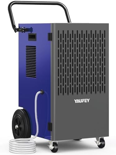Industrial large room dehumidifier with pump