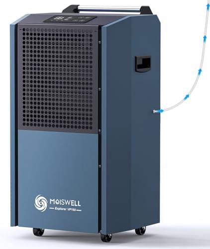 190 pint commercial dehumidifier with pump