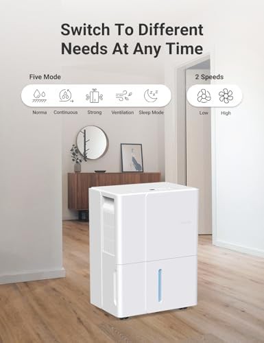 Smart 50 pint dehumidifier for basement — photo 3