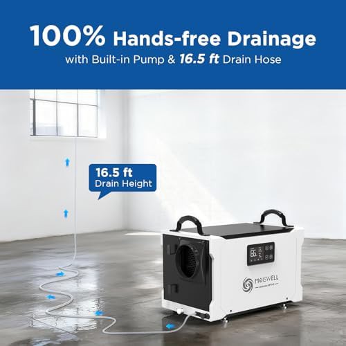 155 pint commercial crawl space dehumidifier pump — photo 3