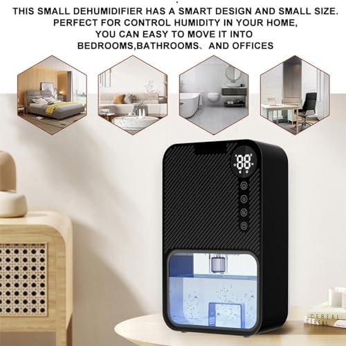 Dual semiconductor black portable dehumidifier — photo 5