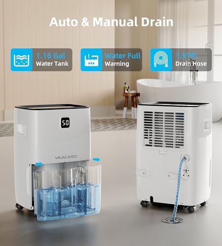 Extra Large Room Dehumidifier with 80 Pint Capacity — photo 4