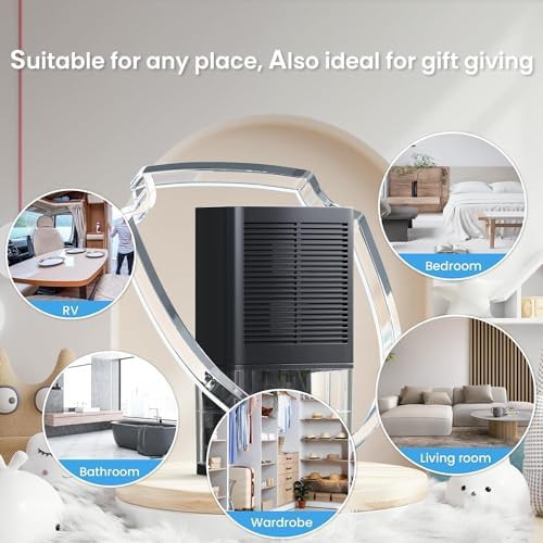 Ultra quiet bathroom dehumidifier with hose — photo 4