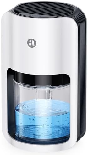 Pearl White Dehumidifier with Built-in Pump