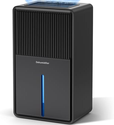 Black Large Tank Quiet Basement Dehumidifier