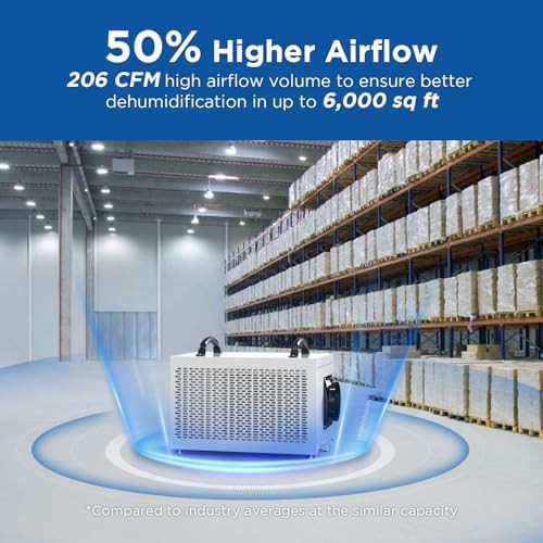 155 Pint Energy Star Dehumidifier with Defrost — photo 3