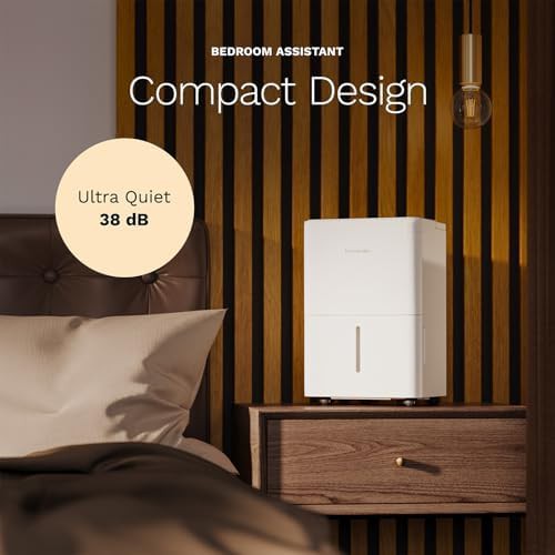 Smart quiet dehumidifier for small bedrooms — photo 4