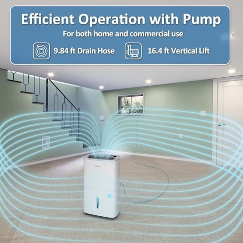 Basement dehumidifier with integrated pump — photo 3
