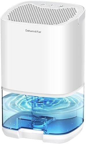 Small bedroom dehumidifier with color LED