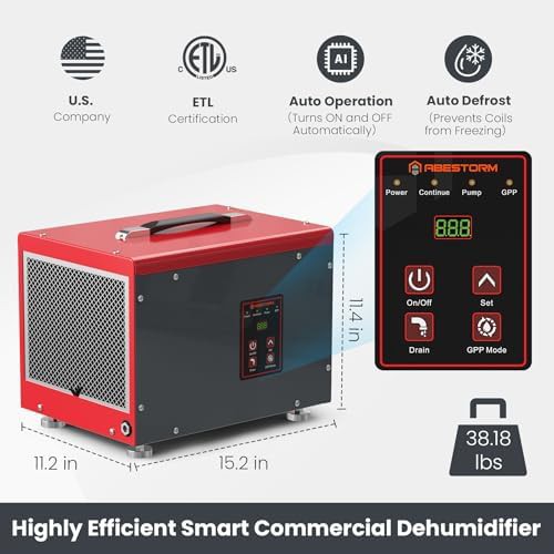 Compact 70 Pint Dehumidifier with Built-in Pump — photo 4