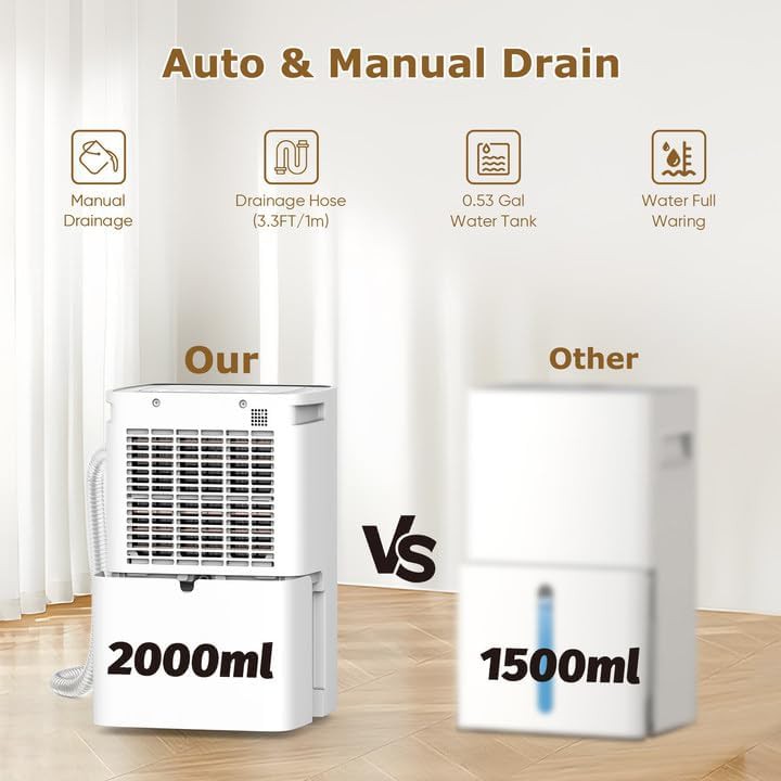 White large room 30 pint dehumidifier — photo 5
