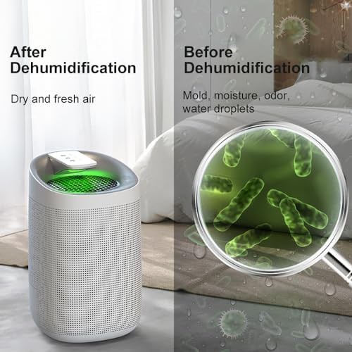 Mini 1000ml dehumidifier with air purifying function — photo 5
