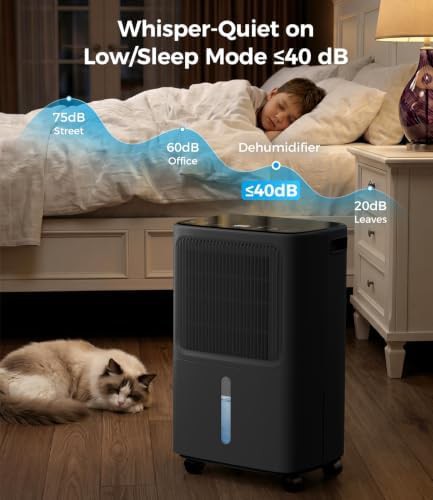 Basement Dehumidifier with Continuous Drain Hose — photo 4