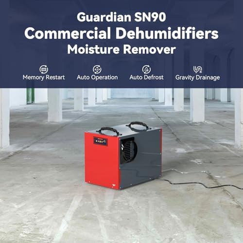High Capacity 198 Pint Commercial Dehumidifier — photo 3