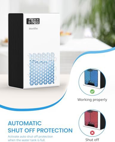 White dual core electric dehumidifier — photo 3