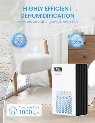 White dual core electric dehumidifier — photo 4
