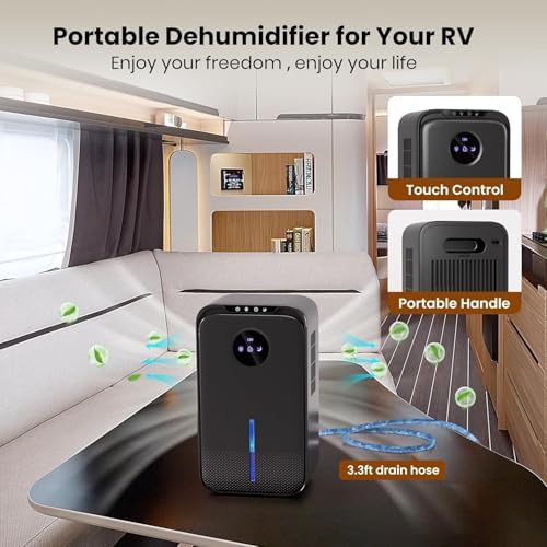 88 oz small dehumidifier with drain hose — photo 4